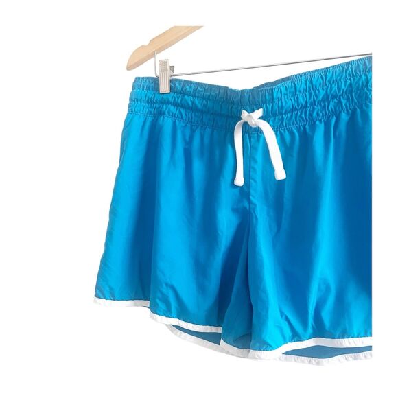 Nike Women’s Retro Active Running Shorts Turquoise Size Large Lined Gym - Picture 6 of 10
